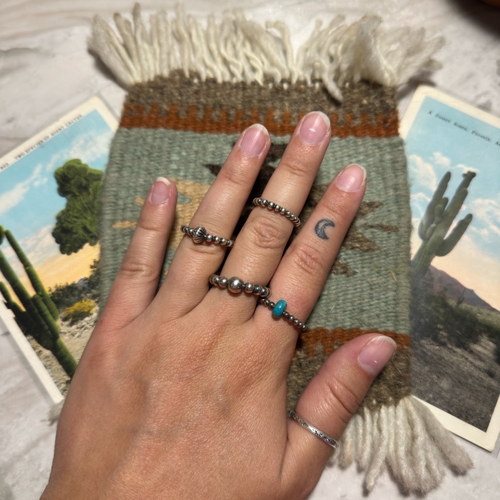 Sterling Silver Pearl Ring Bundle